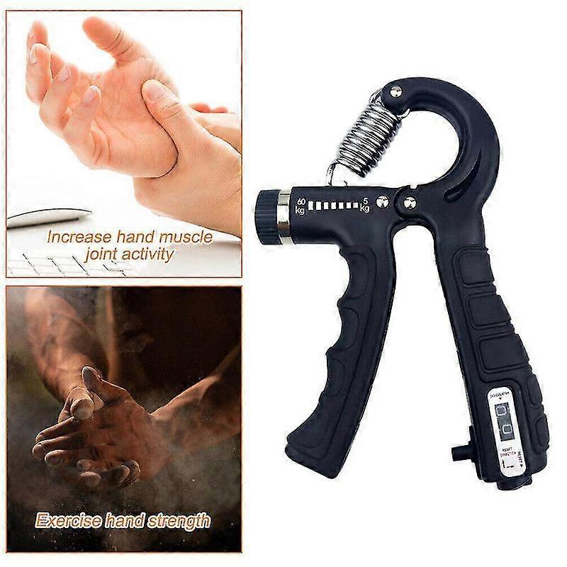 Spring Counting Hand Grip Strengthener, Heavy-Duty Gym Trainer