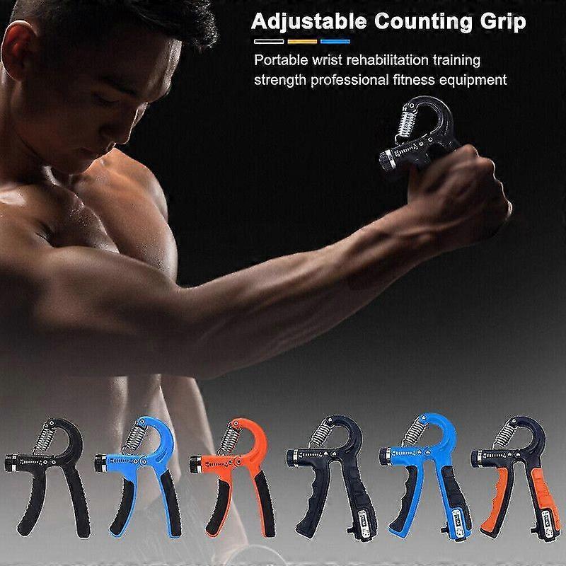 Spring Counting Hand Grip Strengthener, Heavy-Duty Gym Trainer