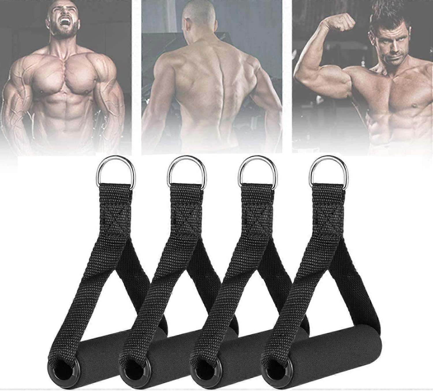 4pc Resistance Band Grip Pull Up Replacement, Grip Strength Training Accessories Gym Yoga