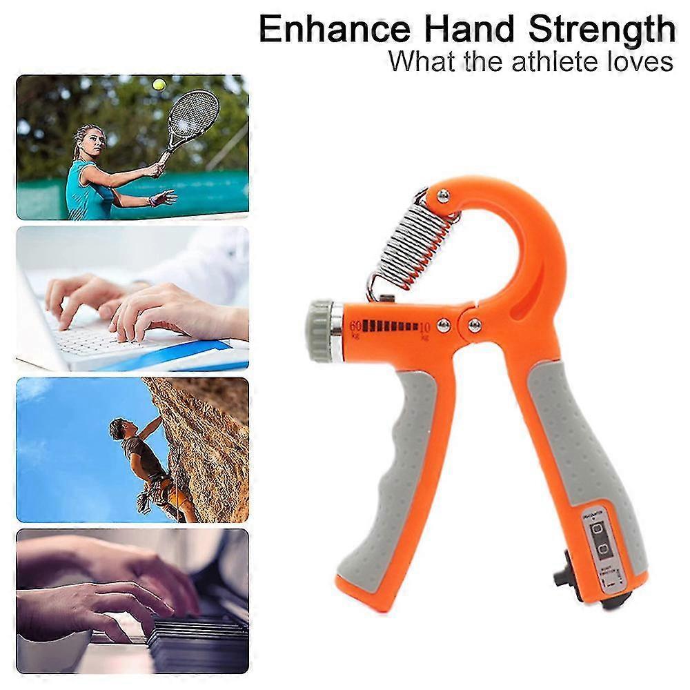 Adjustable Hand Grip Forearm Exerciser for Gym Fitness & Muscle Recovery