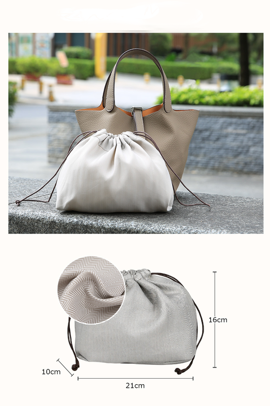 Tote Bag for Women Vegan Leather Bucket Purse for Women Top Handle Handbag Shoulder Bag-Light Ocean Blue