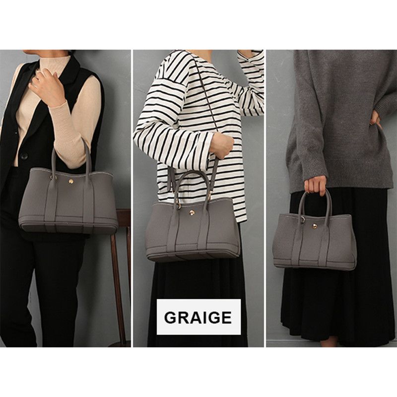 Women's shoulder bag, women's wallet, vintage handbag-Black, Large