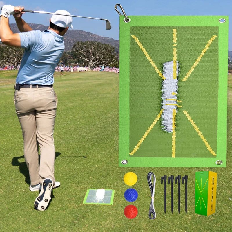 Golf Mat Practice Mat – Indoor & Outdoor Hitting Mat Training Aid
