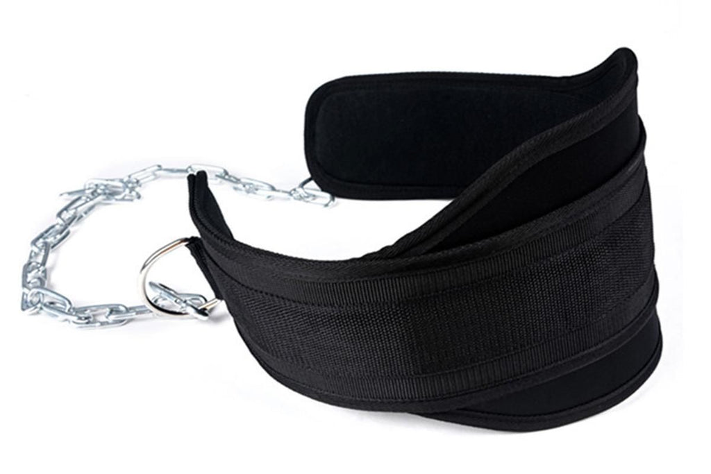 Dipping Belt for Weight Lifting Adjustable Chain for Gym Training Bodybuilding Powerlifting Fitness Workout