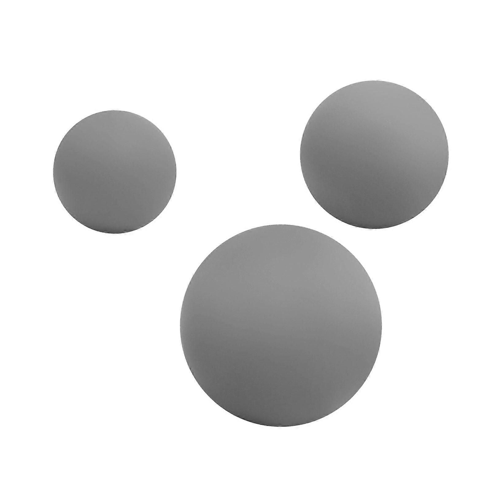 3Pcs Massage Balls Back Massage Equipment Yoga Balls for Women Training Yoga - Gray