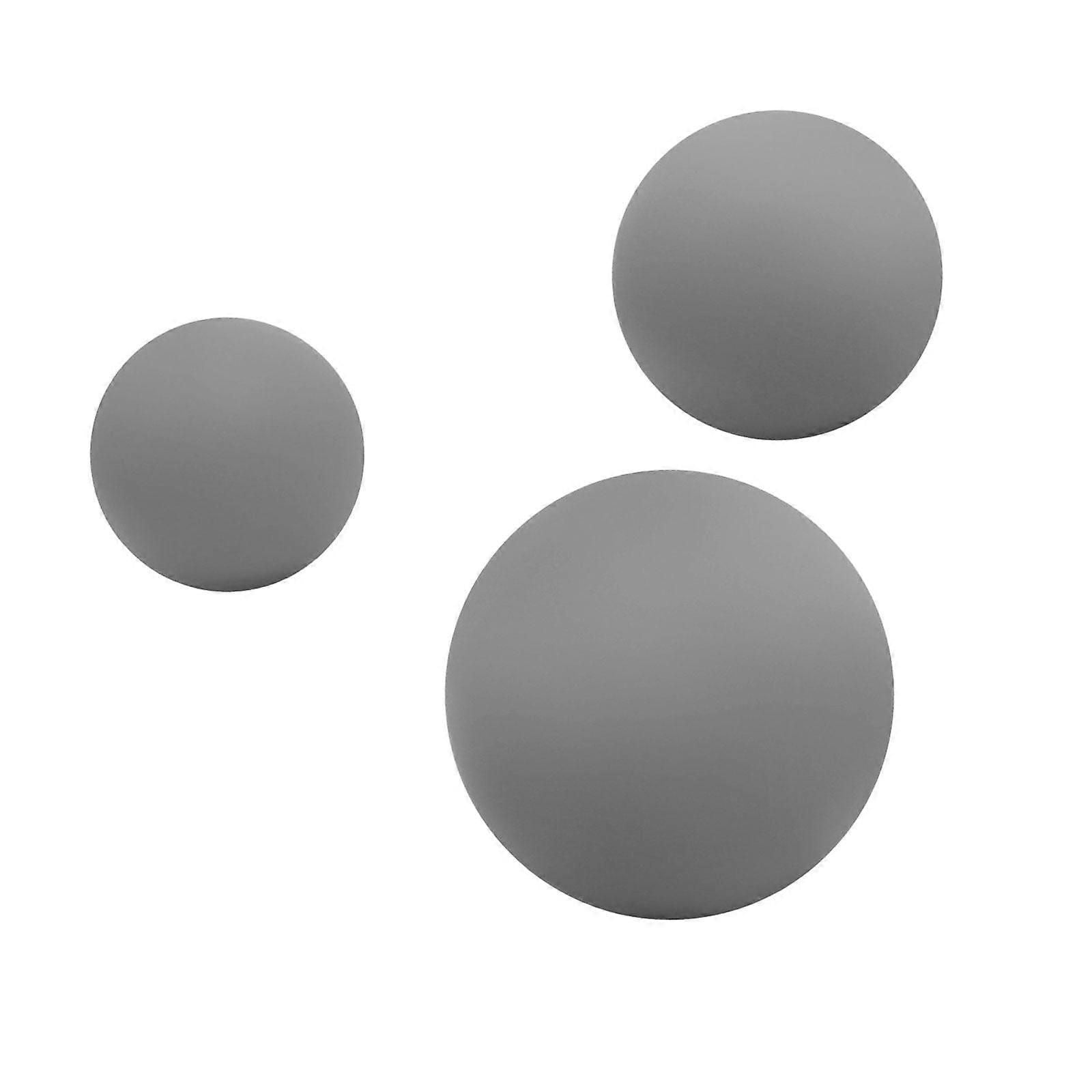 3Pcs Massage Balls Back Massage Equipment Yoga Balls for Women Training Yoga - Gray