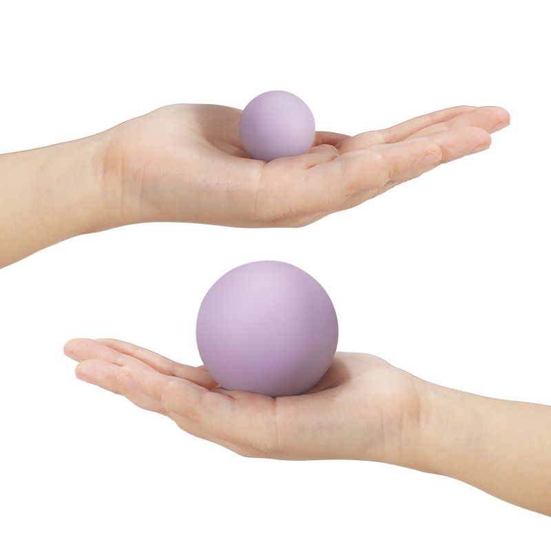 3Pcs Massage Balls Back Massage Equipment Yoga Balls for Women Training Yoga - Purple