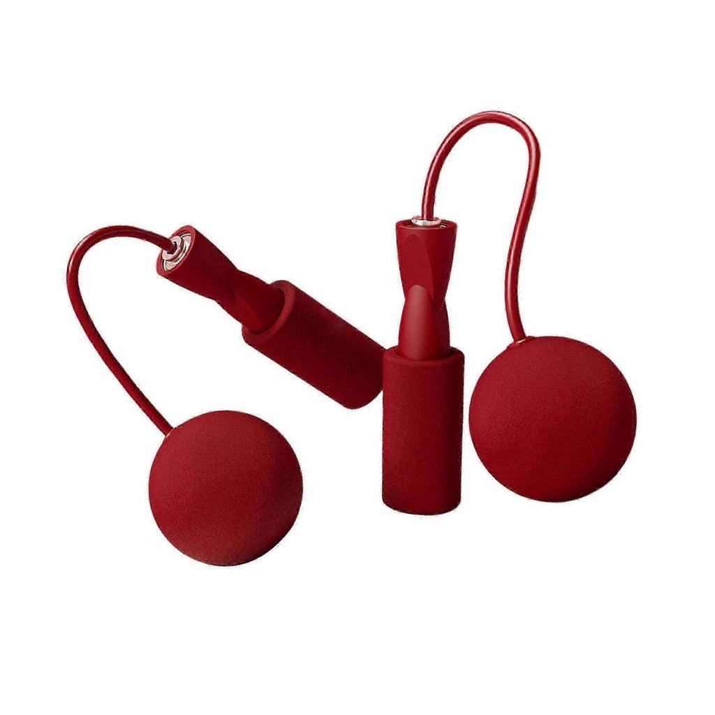 Cordless Jumping Rope Gym Exercise Fitness Weighted Jump Rope - Red