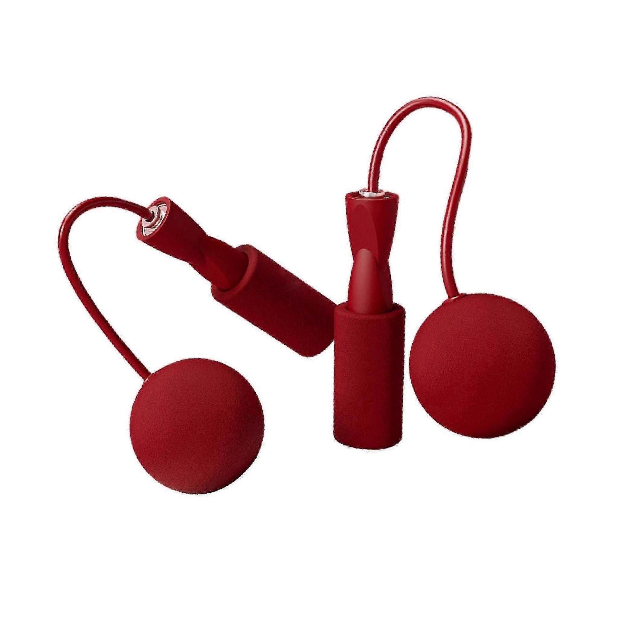 Cordless Jumping Rope Gym Exercise Fitness Weighted Jump Rope - Red