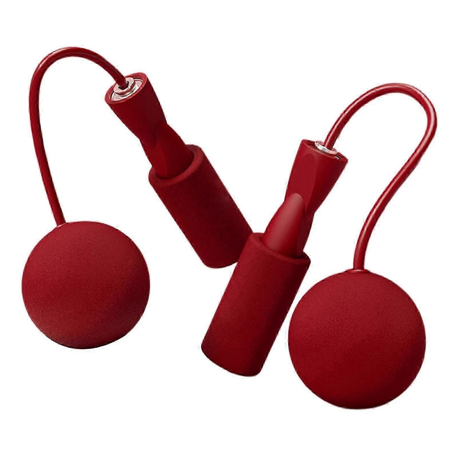 Cordless Jumping Rope Gym Exercise Fitness Weighted Jump Rope - Red