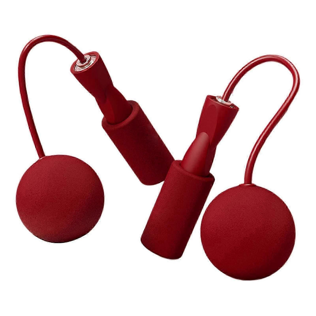 Cordless Jumping Rope Gym Exercise Fitness Weighted Jump Rope - Red