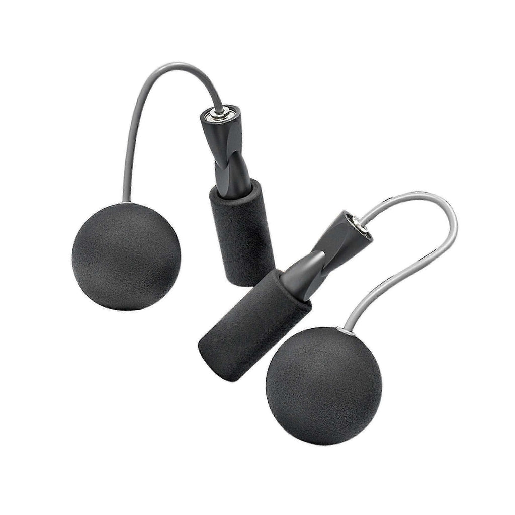 Cordless Jumping Rope Gym Exercise Fitness Weighted Jump Rope - Black