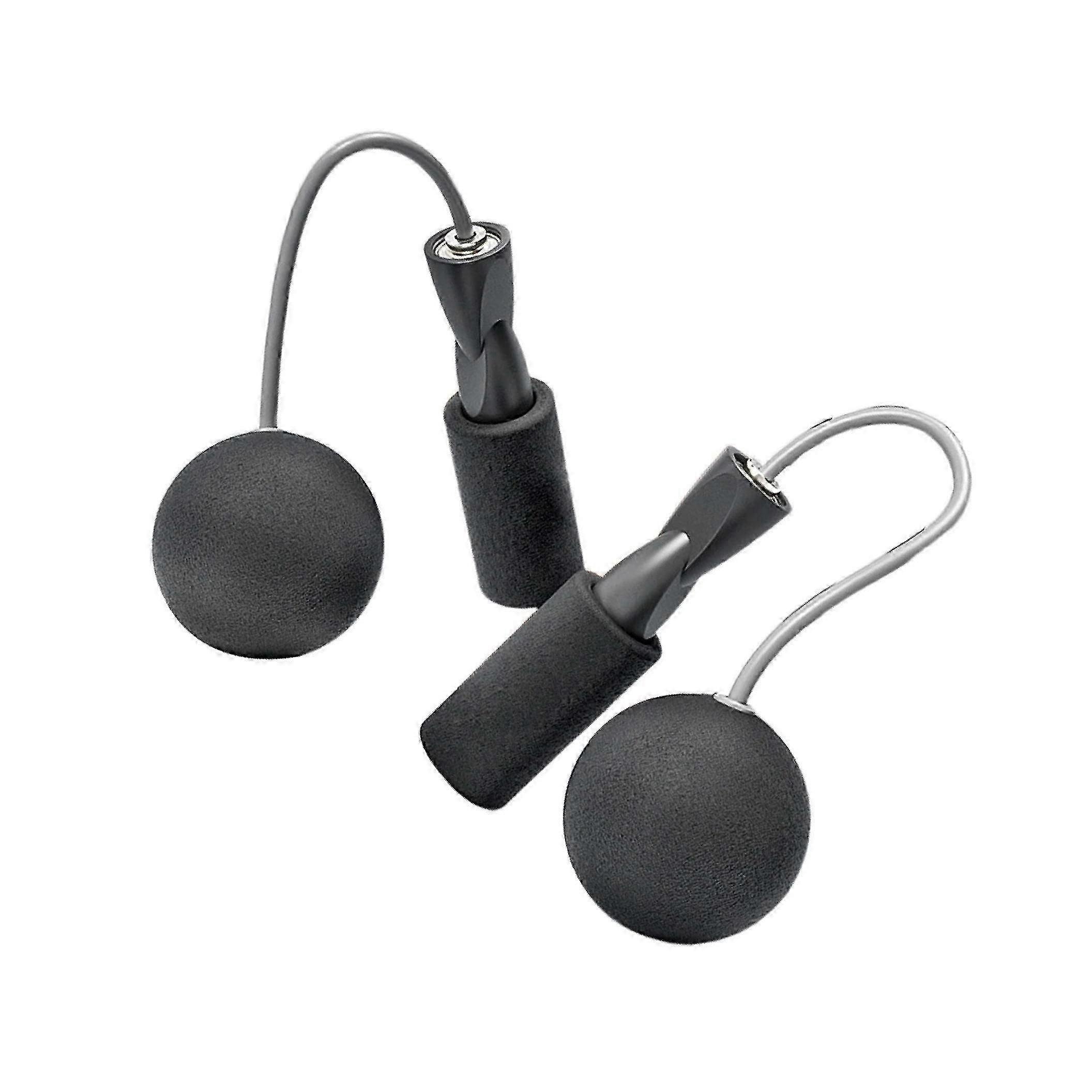 Cordless Jumping Rope Gym Exercise Fitness Weighted Jump Rope - Black