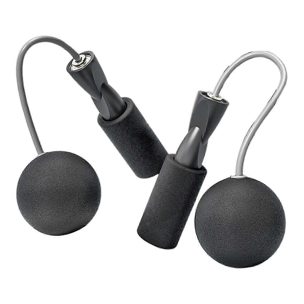 Cordless Jumping Rope Gym Exercise Fitness Weighted Jump Rope - Black
