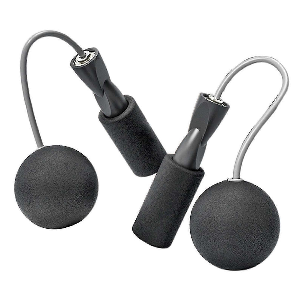 Cordless Jumping Rope Gym Exercise Fitness Weighted Jump Rope - Black