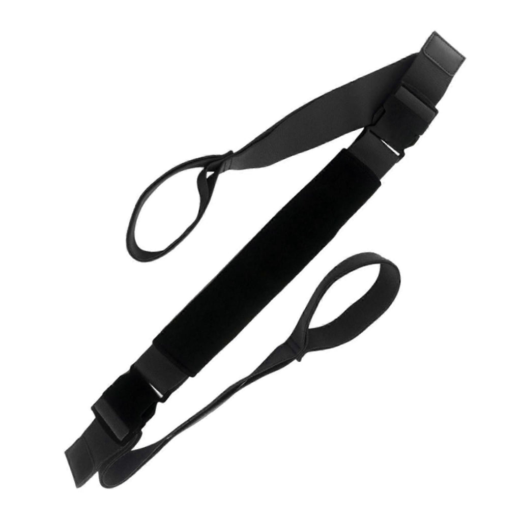 Yoga Strap Yoga Stretching Strap Premium Fitness Portable Exercise Dance - Black