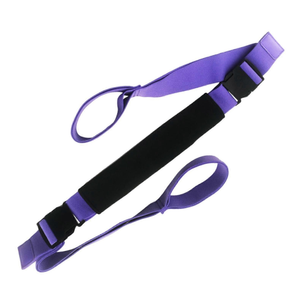 Yoga Strap Yoga Stretching Strap Premium Fitness Portable Exercise Dance - Purple