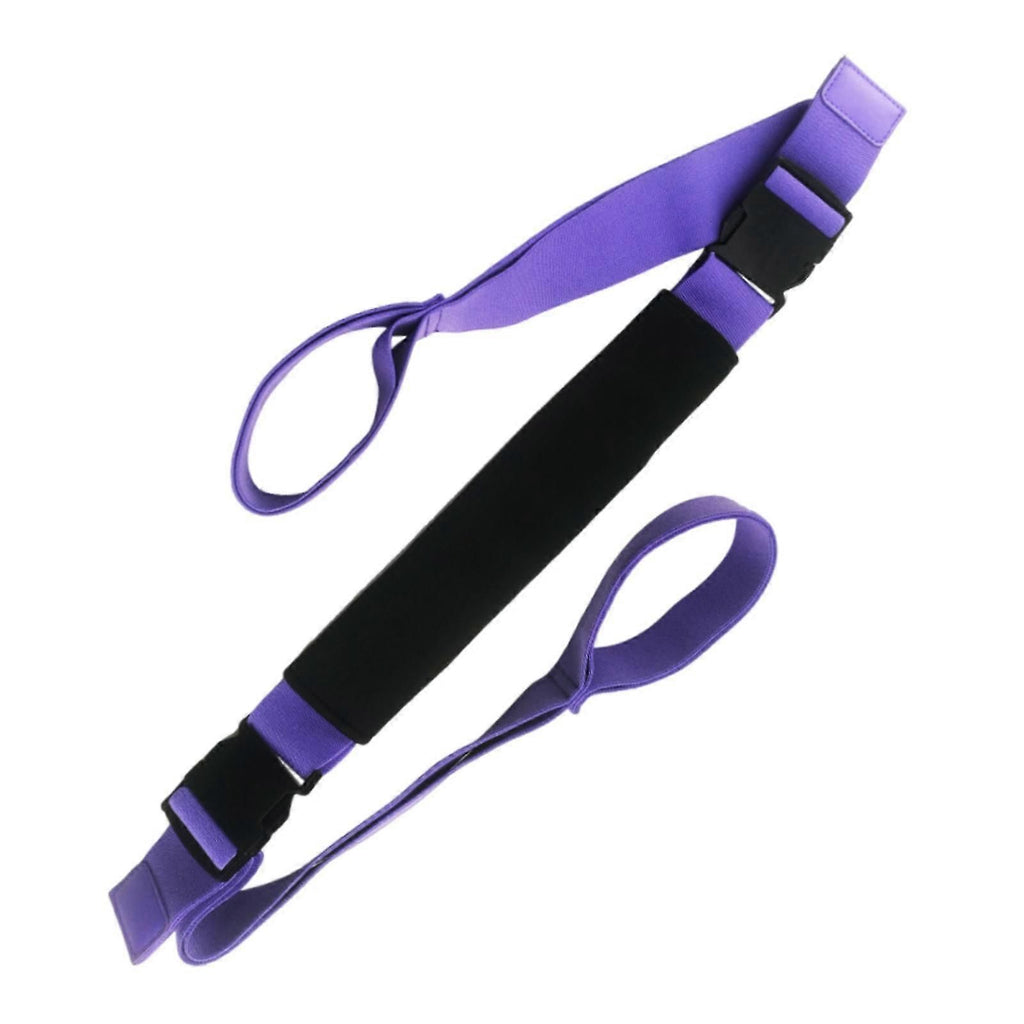 Yoga Strap Yoga Stretching Strap Premium Fitness Portable Exercise Dance - Purple