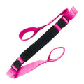 Yoga Strap Yoga Stretching Strap Premium Fitness Portable Exercise Dance - Rose Red