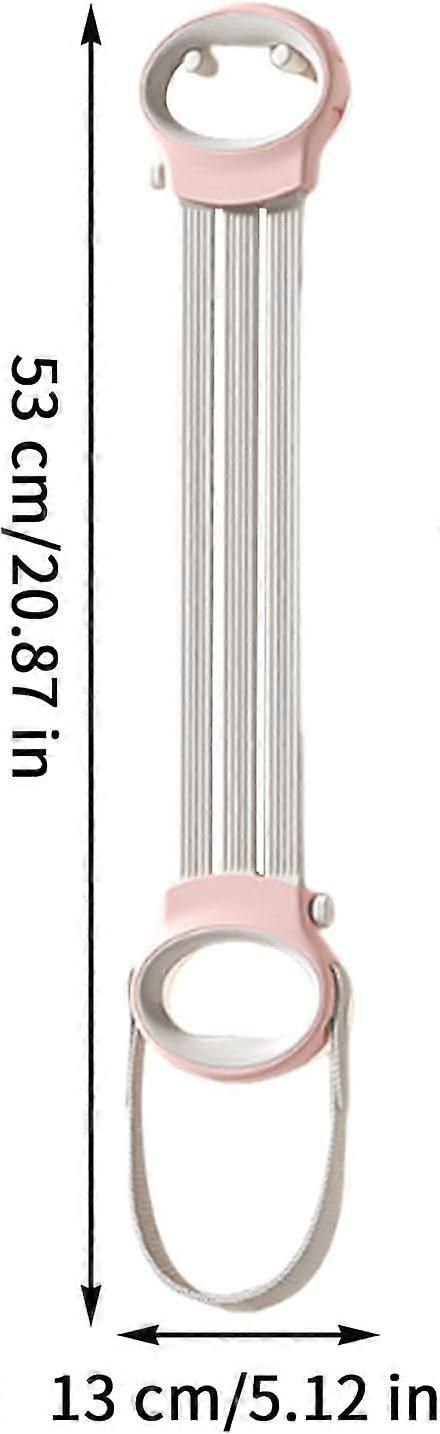 Resistance Bands Adjustable Yoga Stretch Strap for Stretching Exercise Home Gym NonSlip Pink