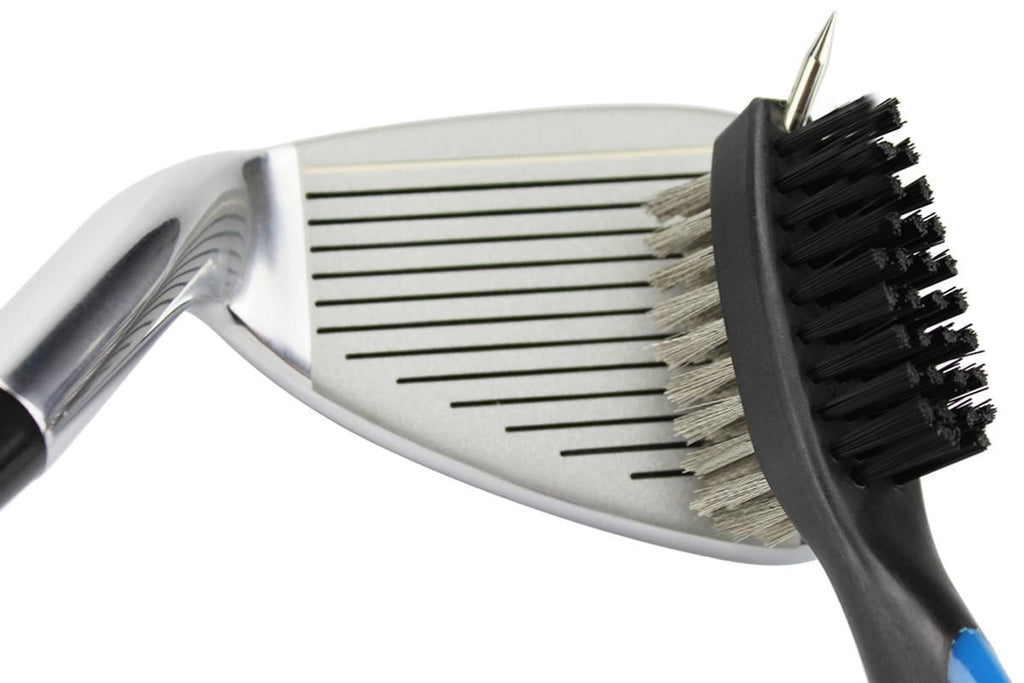 Golf Club Cleaning Brush Reel Groove Cleaner Tool -Blue