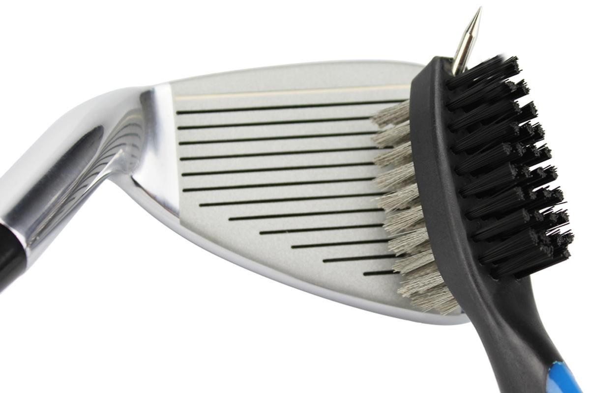 Golf Club Cleaning Brush Reel Groove Cleaner Tool -Blue