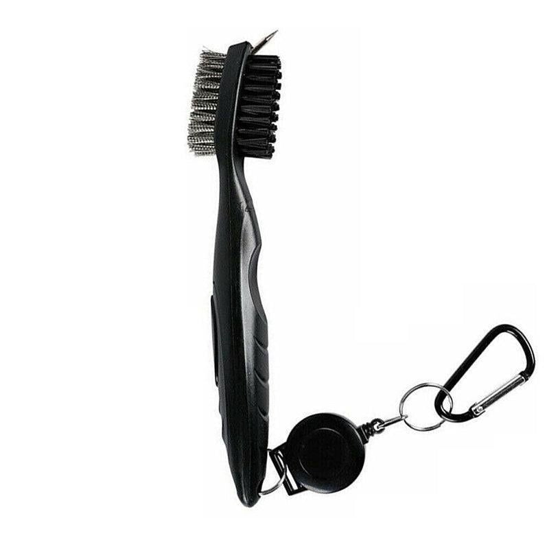 Golf Club Cleaning Brush Reel Groove Cleaner Tool -Grey