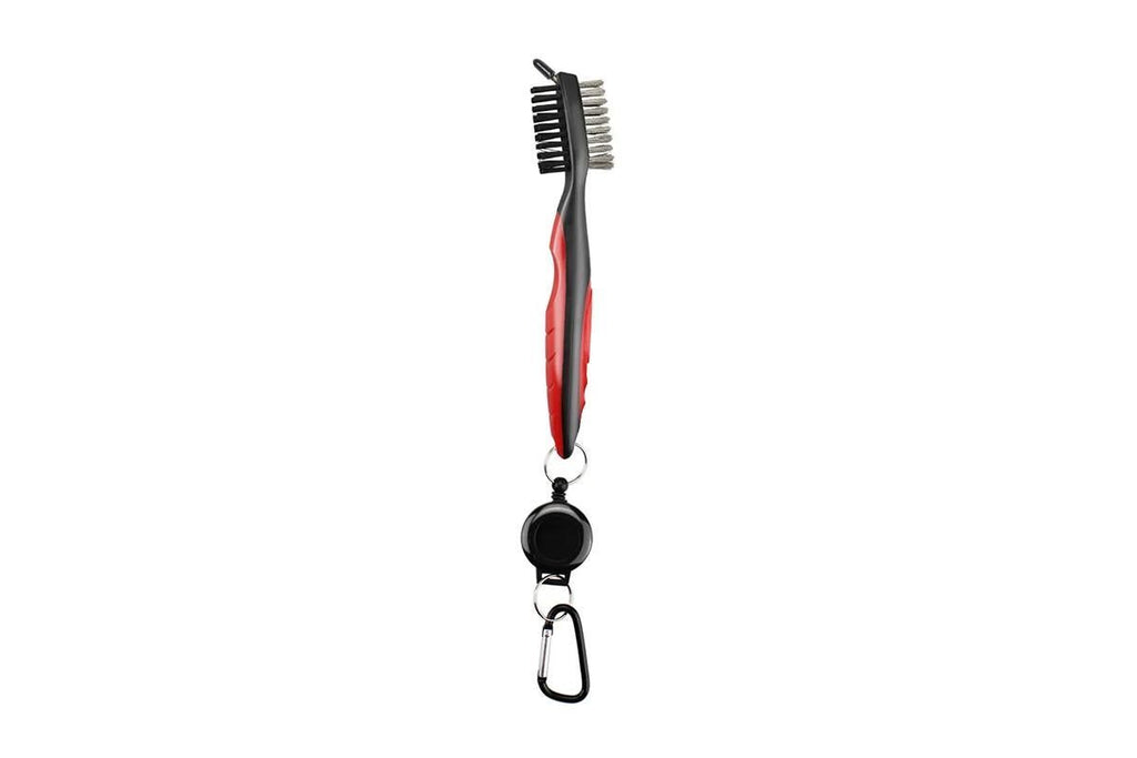 Golf Club Cleaning Brush Reel Groove Cleaner Tool -Red