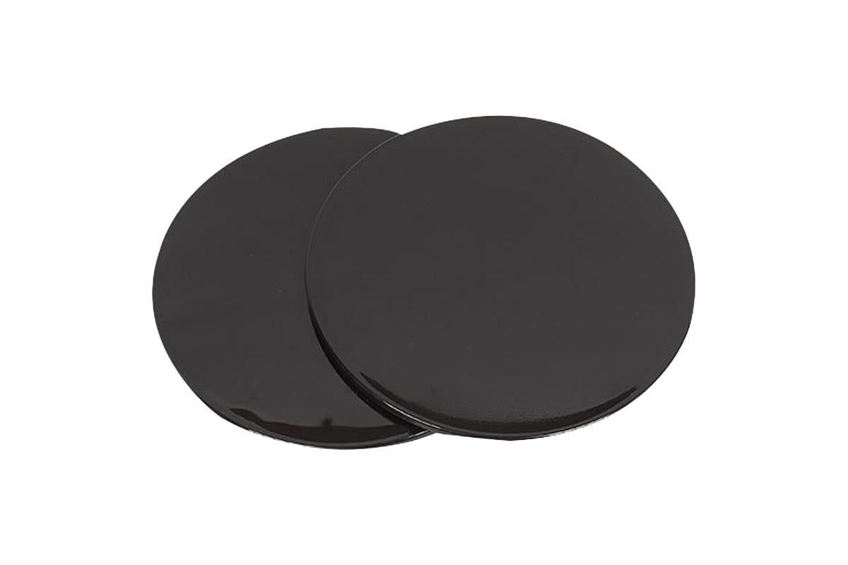 2PCS Gym Training Fitness Exercise Glider Slide Discs Core Slider Workout -Black