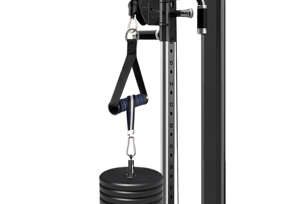 Yoga Strength Trainer Pull Down Home Gym Exercise Handles Replacement Fitness Equipment for Pilates -Blue