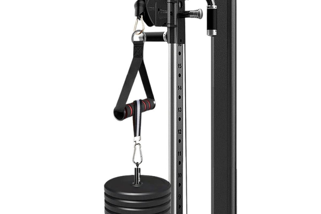Yoga Strength Trainer Pull Down Home Gym Exercise Handles Replacement Fitness Equipment for Pilates -Red