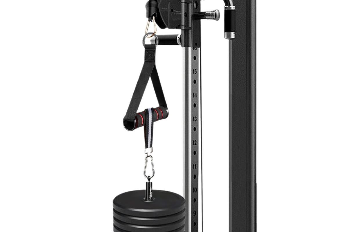 Yoga Strength Trainer Pull Down Home Gym Exercise Handles Replacement Fitness Equipment for Pilates -Red