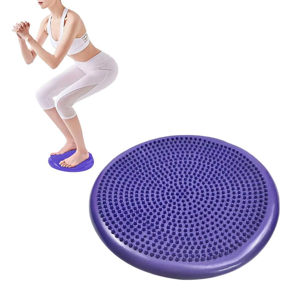 Yoga Training Mat Exercise Balance Stability Cushion Yoga Training Accessories -Rose Red
