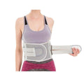Weightlifting Belt with Adjustable Waist Support for Gym Powerlifting Lumbar Protection Grey - 2XL