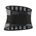 Adjustable Lumbar Support Belt, Breathable Back Brace for Gym Fitness, Weightlifting, Sports Training and Daily Activities - L