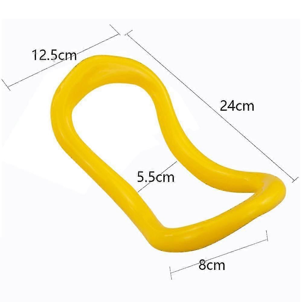 Yoga Circle Equipment Multi-functional Pilates Yoga Ring Training Circle Training Resistance, Fitness Yoga Training Equipment - Yellow