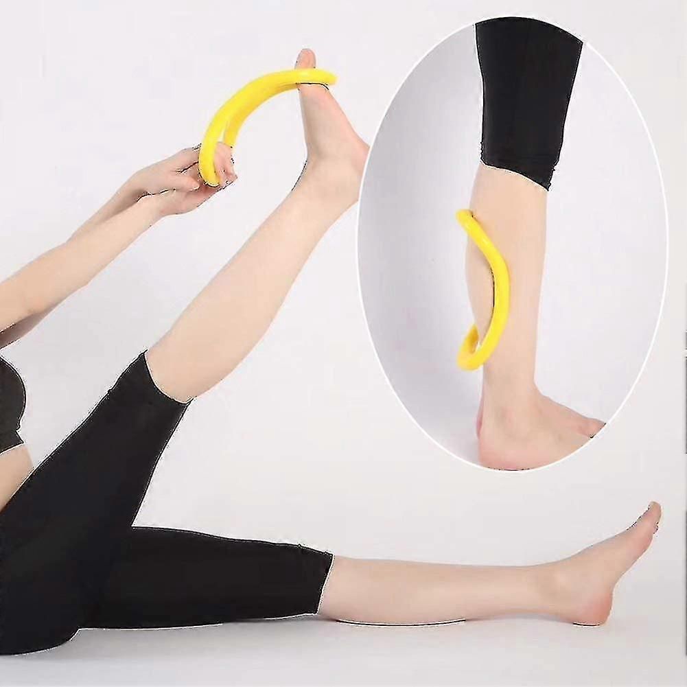 Yoga Circle Equipment Multi-functional Pilates Yoga Ring Training Circle Training Resistance, Fitness Yoga Training Equipment - Yellow