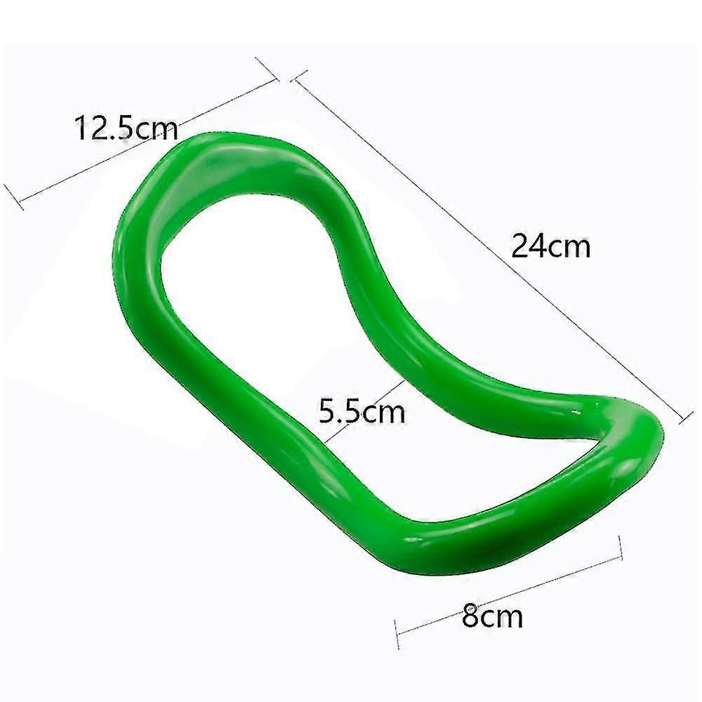 Yoga Circle Equipment Multi-functional Pilates Yoga Ring Training Circle Training Resistance, Fitness Yoga Training Equipment - Green