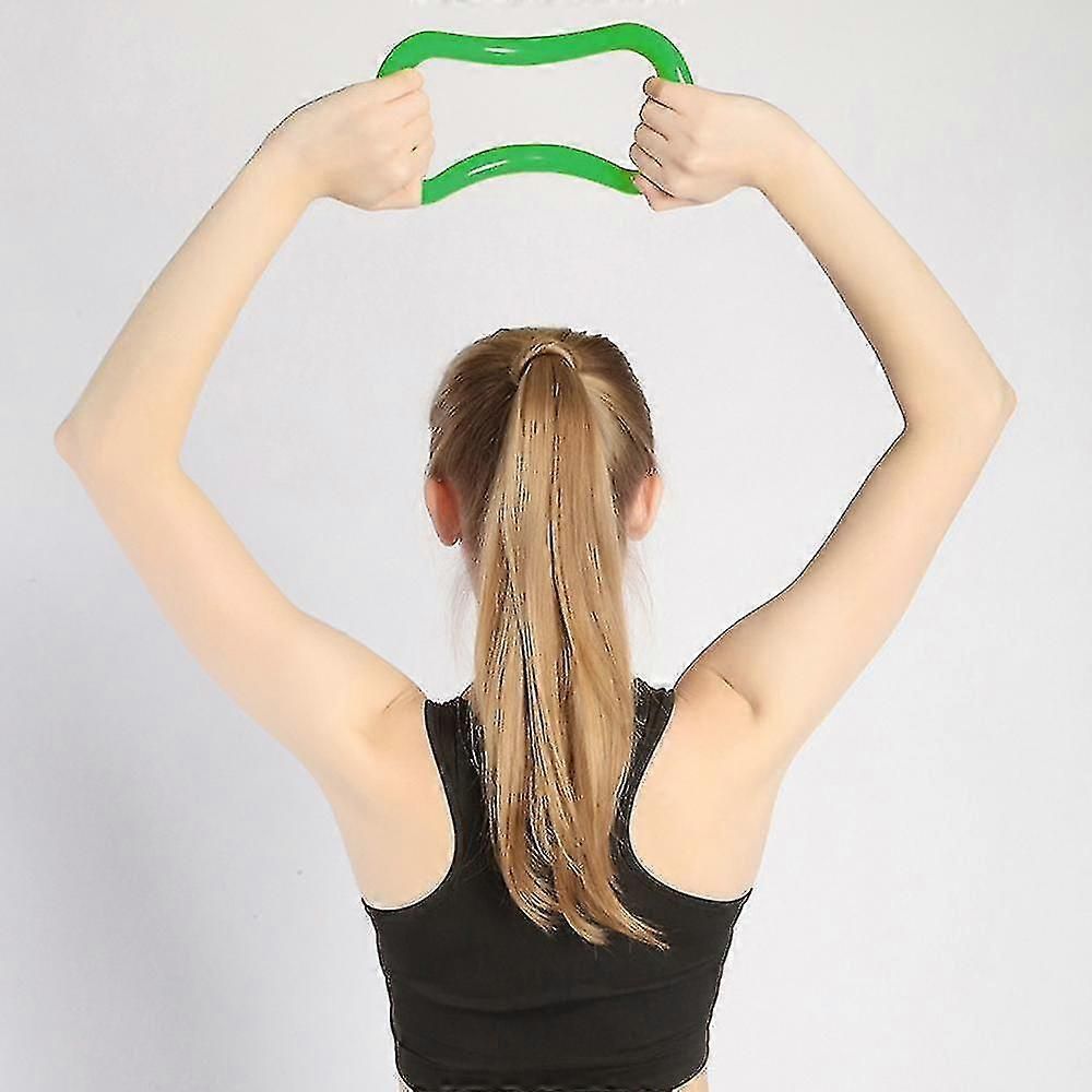Yoga Circle Equipment Multi-functional Pilates Yoga Ring Training Circle Training Resistance, Fitness Yoga Training Equipment - Green