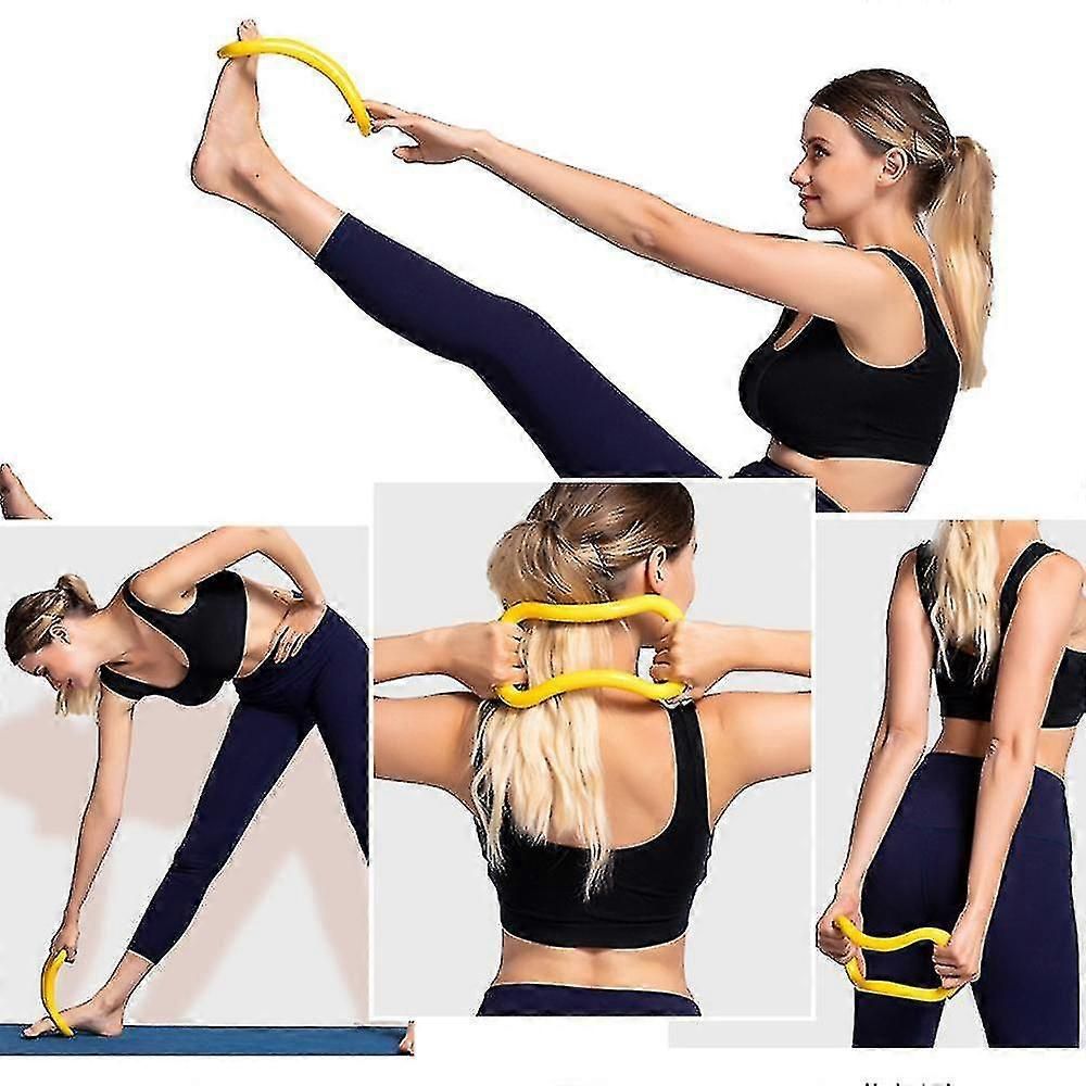 Yoga Circle Equipment Multi-functional Pilates Yoga Ring Training Circle Training Resistance, Fitness Yoga Training Equipment - Green