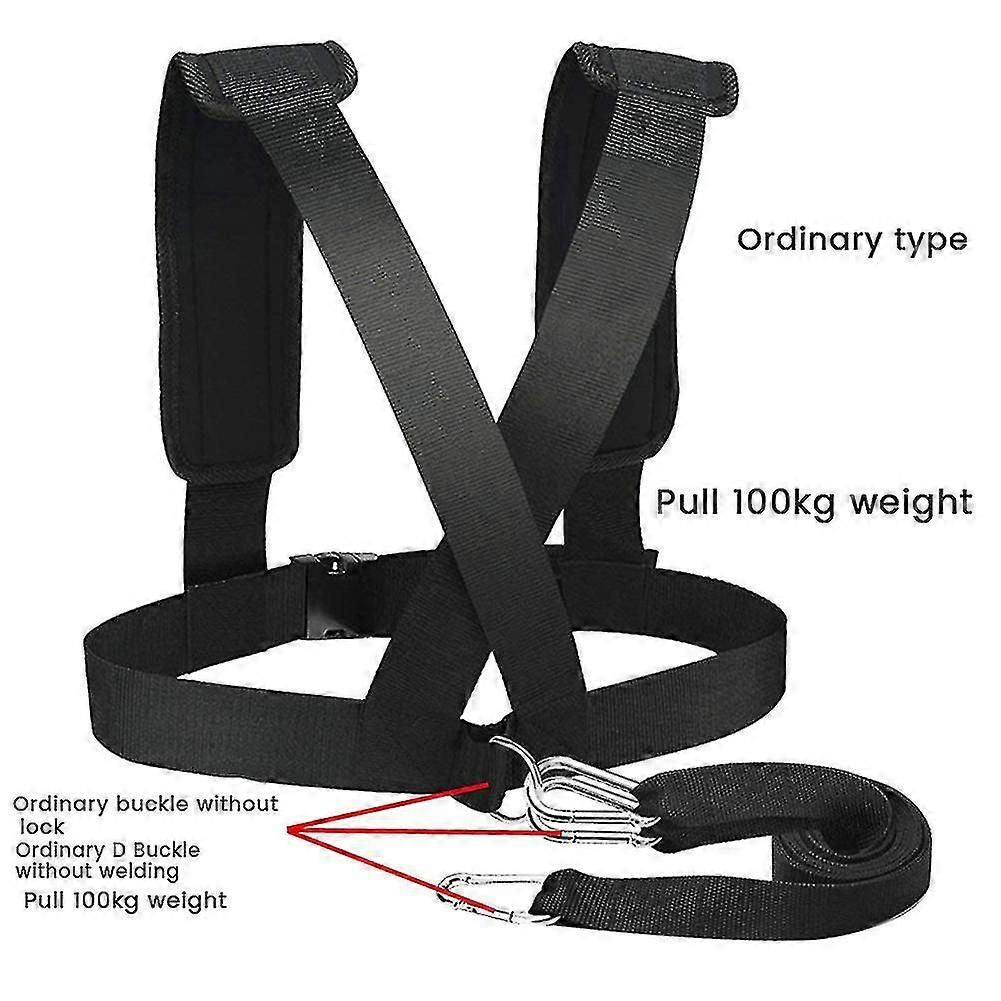 Fitness Equipment Shoulder Harness Gym Pull Sled Drag Speed Weight Training Workout Strap Sport Accessory