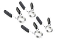 4 Pack 25mm Barbell Spring Clips Gym Weight Lifting Clamps for Dumbbell Bar Lock