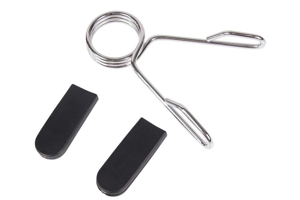 4 Pack 25mm Barbell Spring Clips Gym Weight Lifting Clamps for Dumbbell Bar Lock