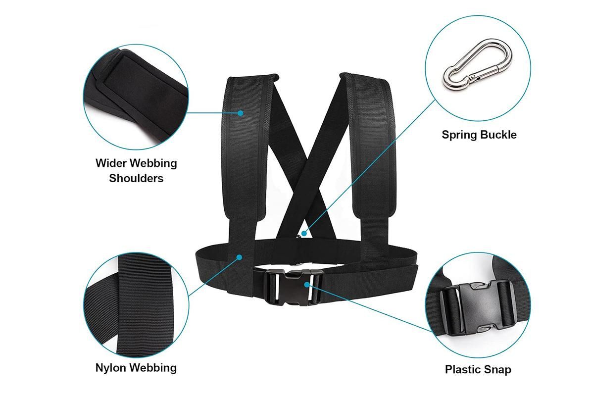 Weight Bearing Supporter Belt Professional Running Training Assist Resistance Band for Gym Workout