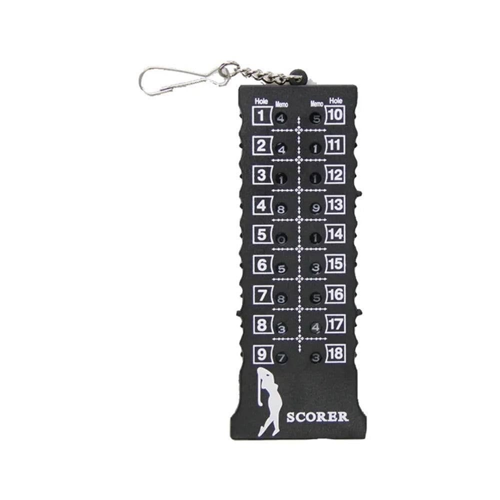 18 Hole Golf Score Counter Stroke Counter -Black