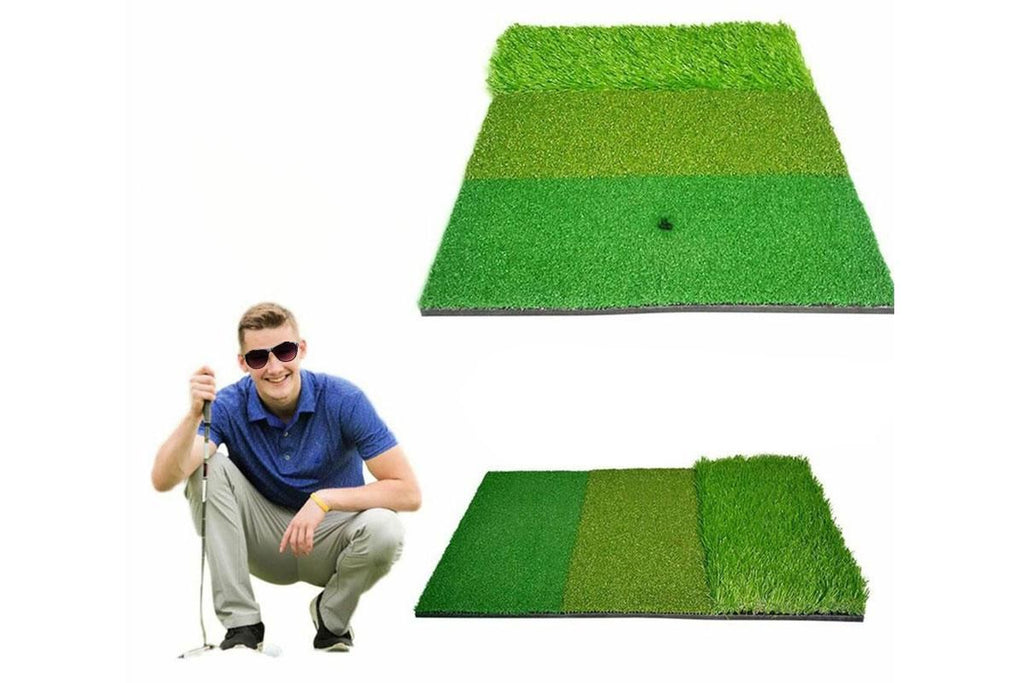 Golf Mat 3-in-1 Practice Mat Outdoor Indoor Training Mat For Golf