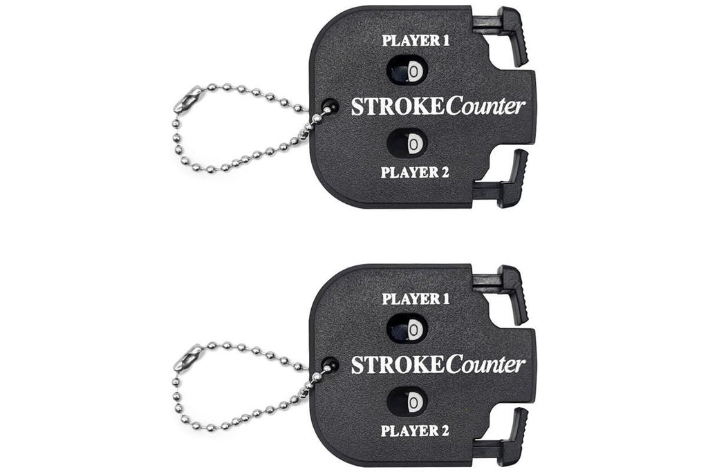 2PCS Golf Score Indicator 2 Player Stroke Counter Golf Handy Count Shot