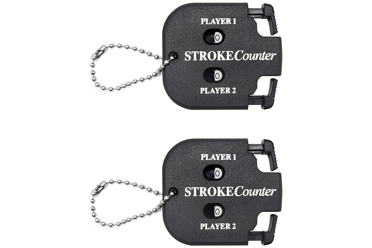 2PCS Golf Score Indicator 2 Player Stroke Counter Golf Handy Count Shot