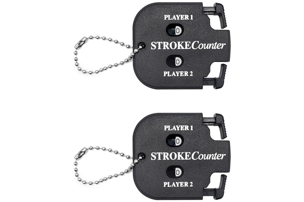 2PCS Golf Score Indicator 2 Player Stroke Counter Golf Handy Count Shot