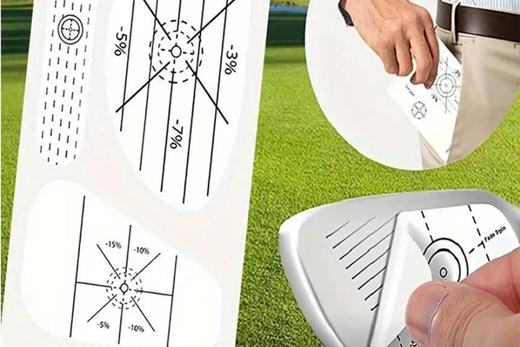 100Pcs Golf Impact Tape Set Club Impact Stickers for Woods Irons Putters